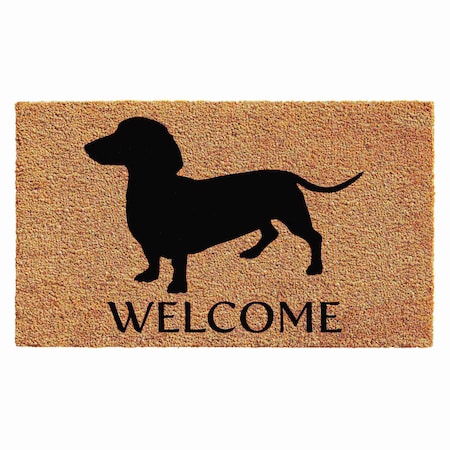 Calloway Mills Entrance Mat, Coir, Natural, Black 103031729